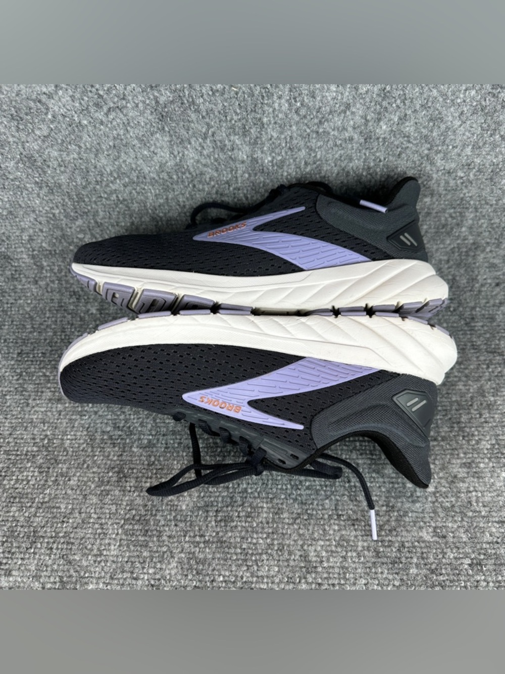 Brooks Anthem 6 Women's Running Shoes Ebony Lavender Copper Sneakers Size 8.5 - Picture 14 of 16